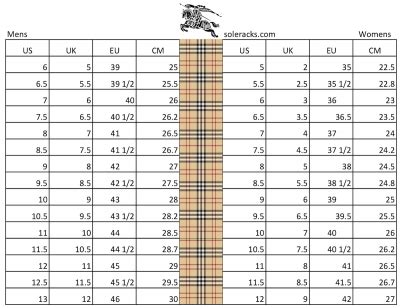 burberry shoes size 11|Burberry shoes size chart.